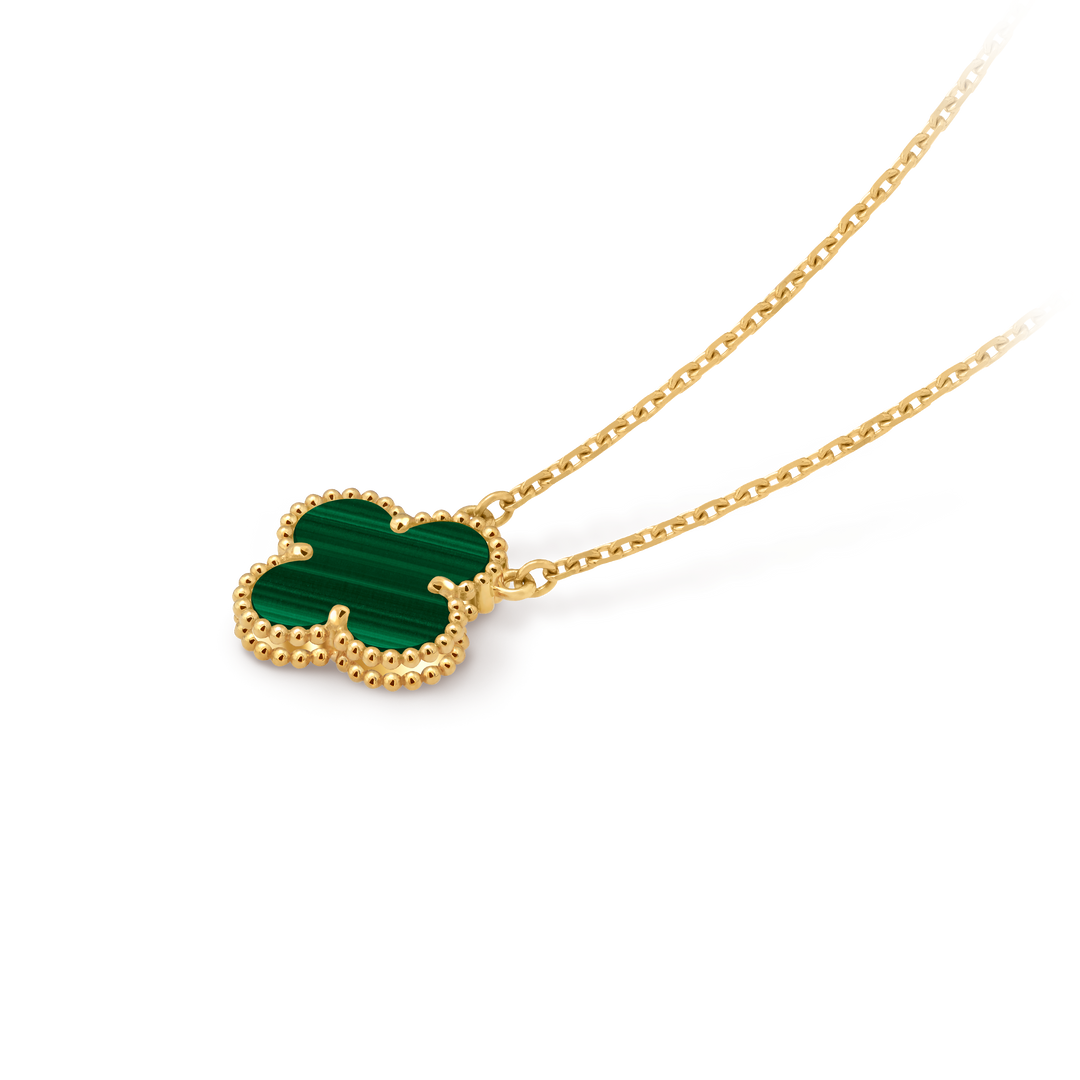 Vintage Alhambra Pendant Necklace - Green