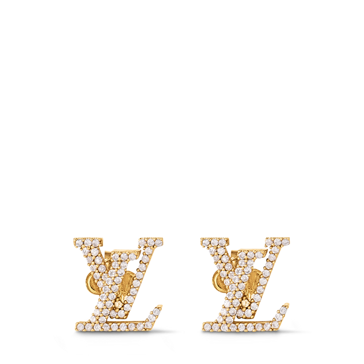LV studded earrings