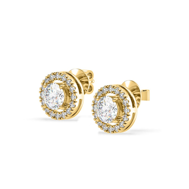SW Gold Stud Earrings