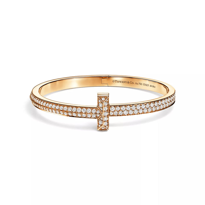 T1 Golden Pavé Zirconia Bangle