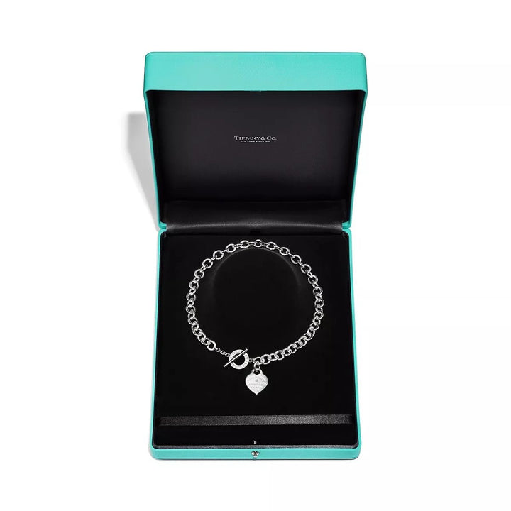 TF Necklace with T-Clasp and Heart