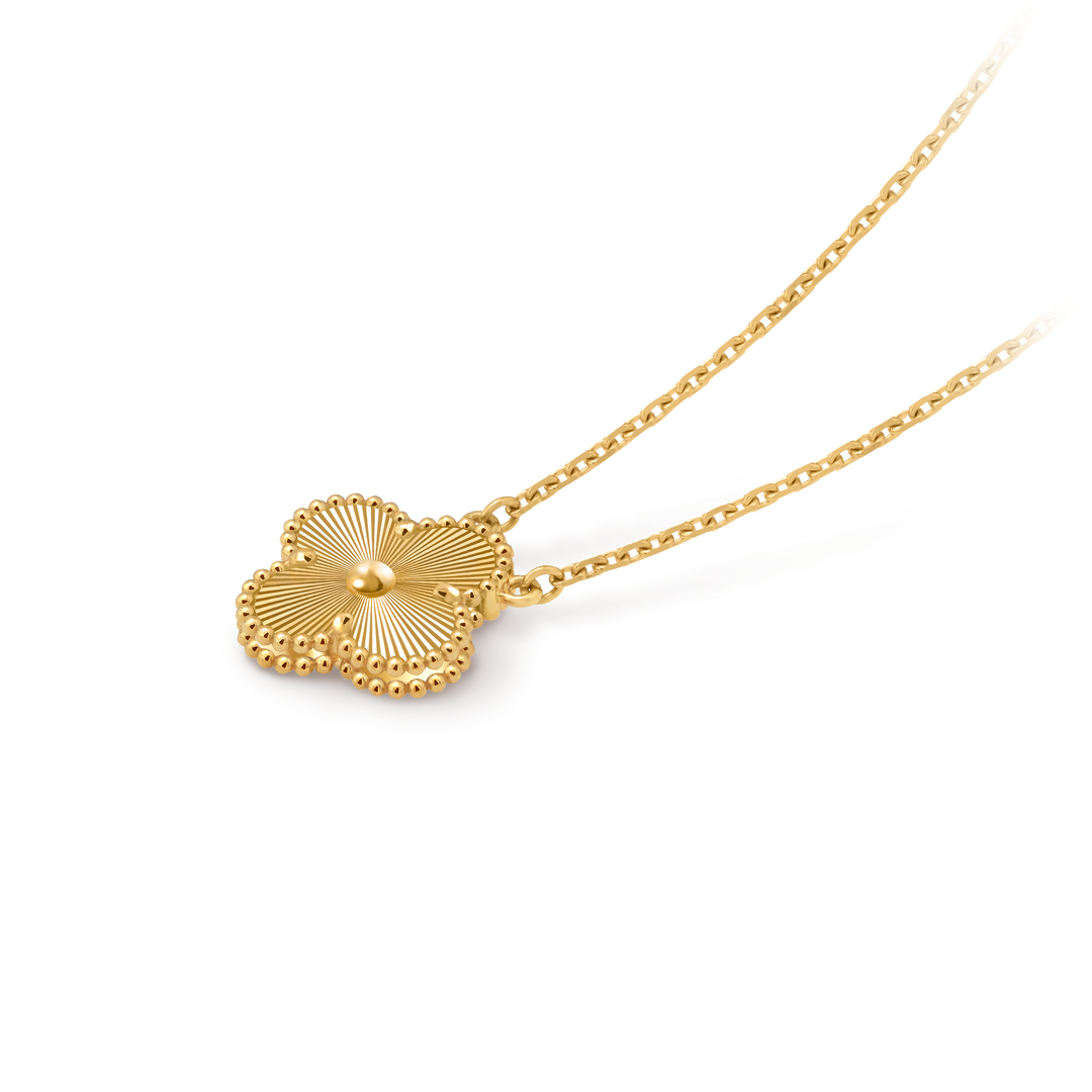 Vintage Alhambra Pendant Necklace - Gold