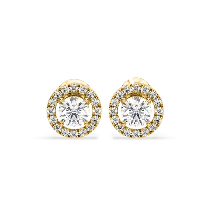 SW Gold Stud Earrings