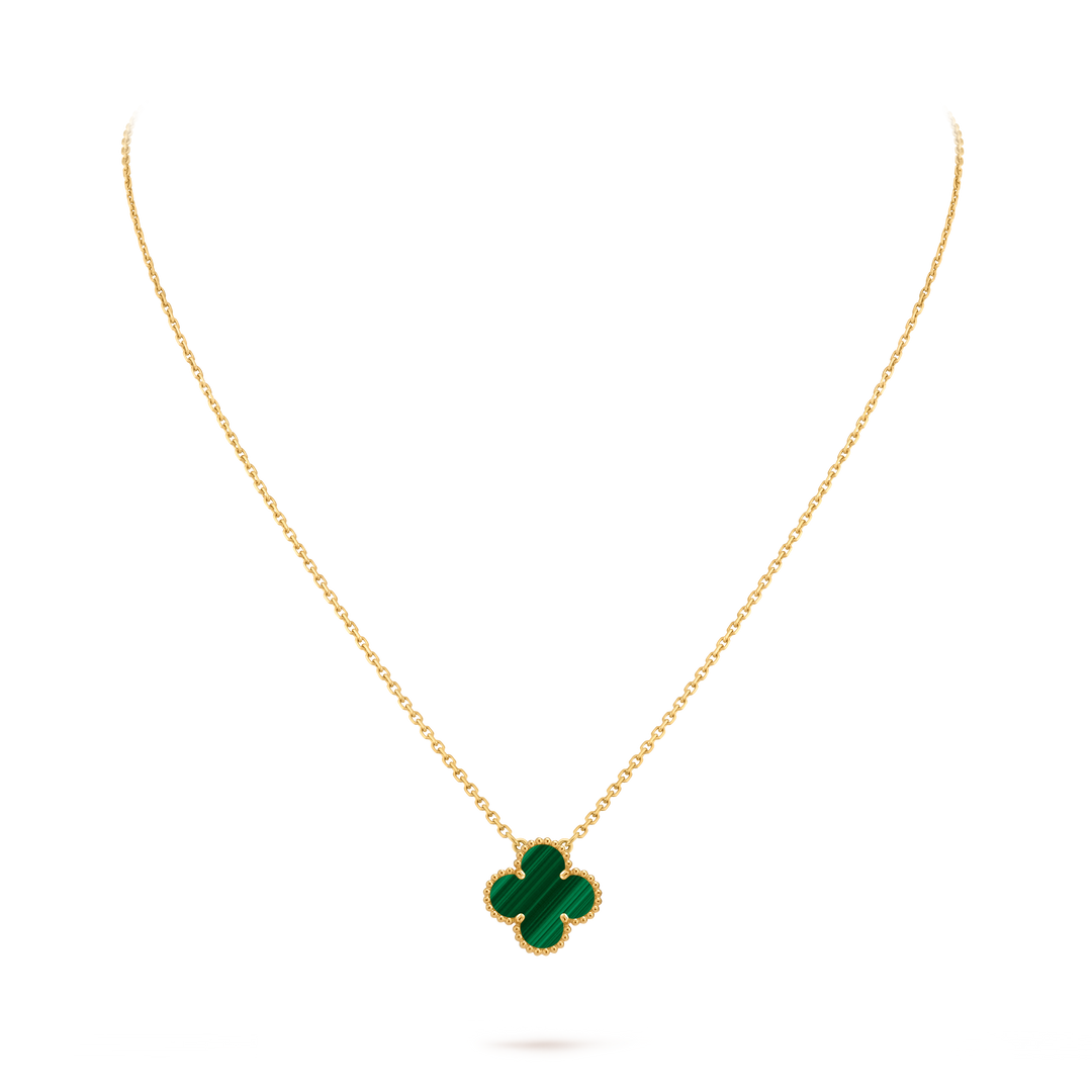 Vintage Alhambra Pendant Necklace - Green