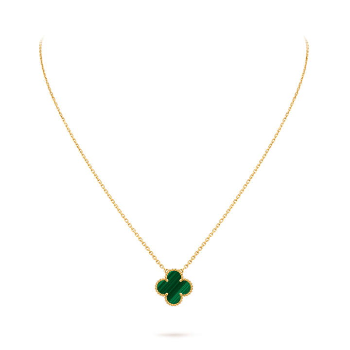 Vintage Alhambra Pendant Necklace - Green