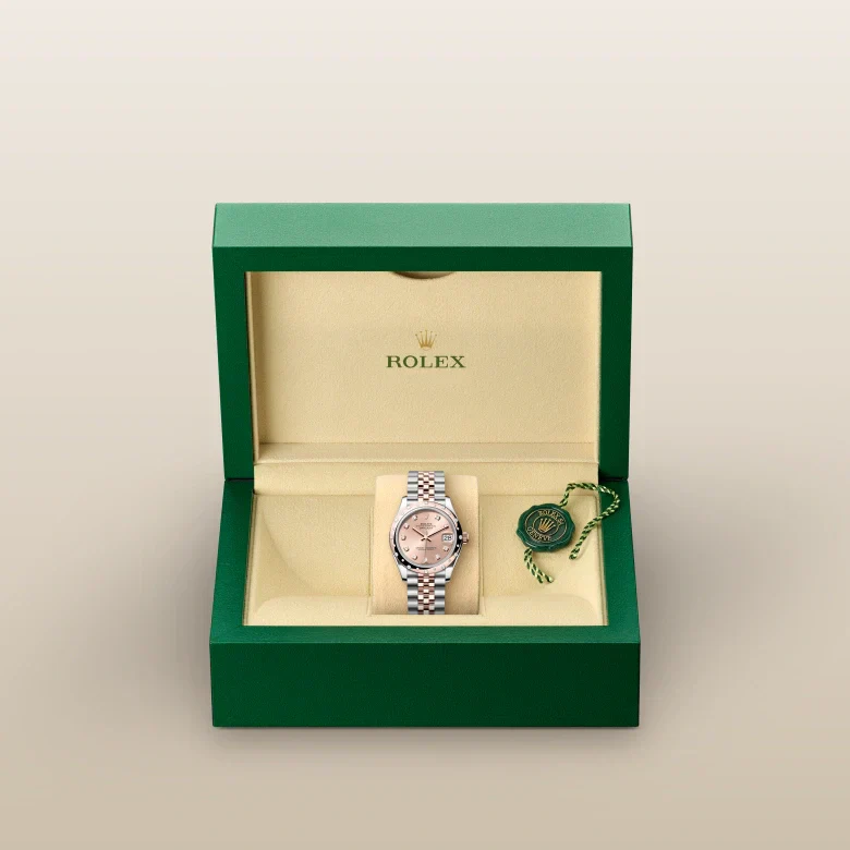 RLX Date Just 31 Rose Watch – Zirconia Dial
