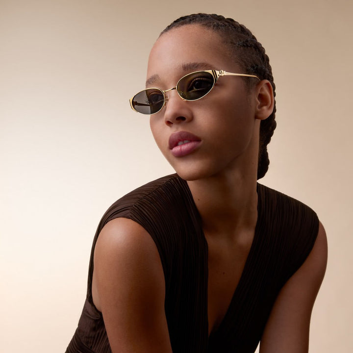 Panth Cart Gold Sunglasses