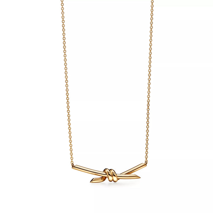 Golden Knot Necklace