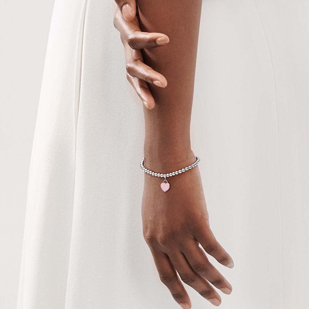 TF Heart Silver Bracelet