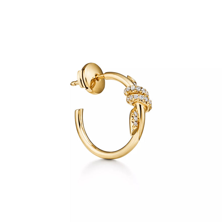 Golden Knot Earring