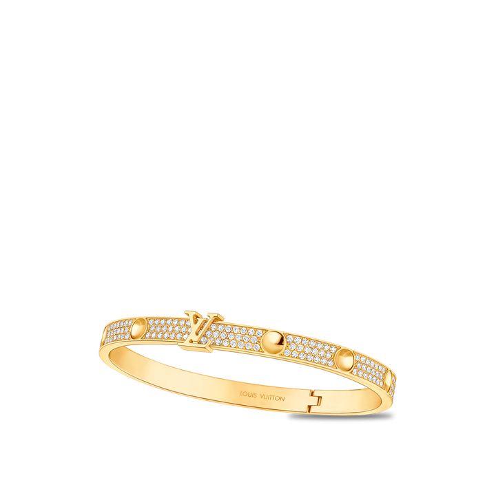 LV Empreinte Pavé Zirconia Gold Bracelet
