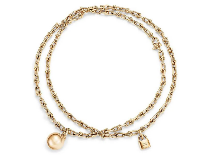 TF Necklace with Double-Turn Padlock Links