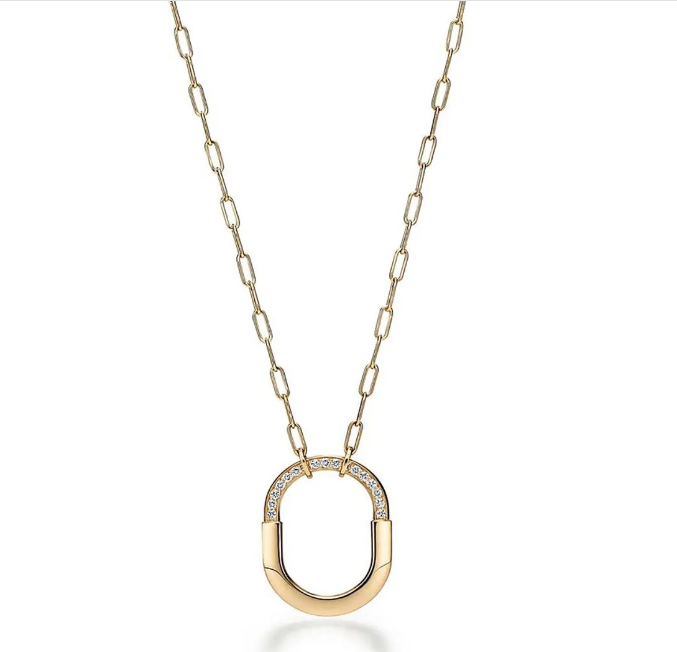 Golden Lock Necklace