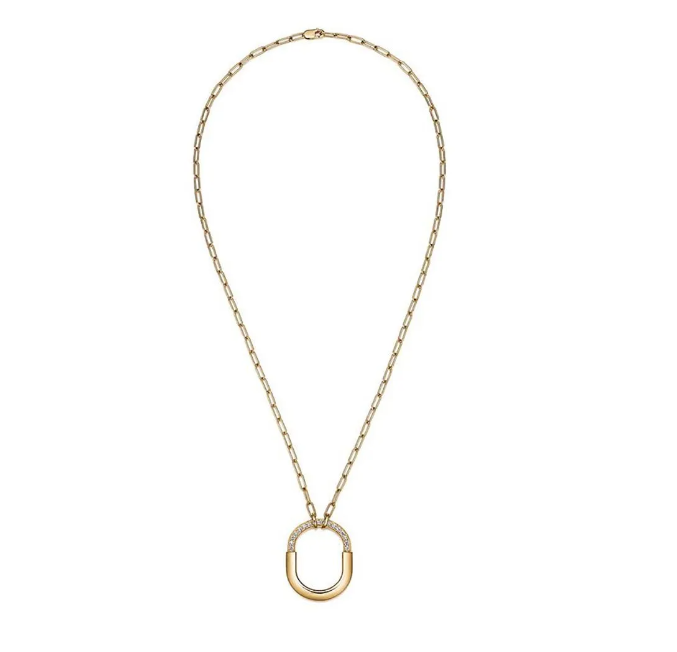 Golden Lock Necklace