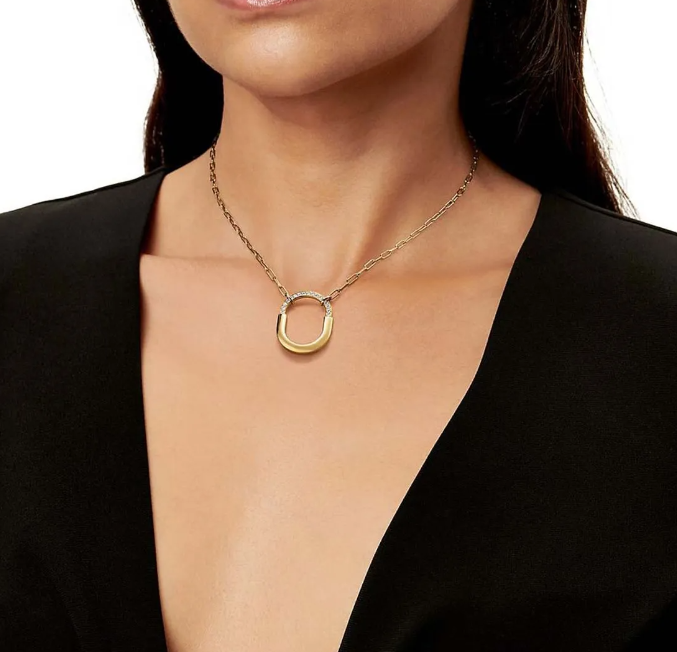 Golden Lock Necklace