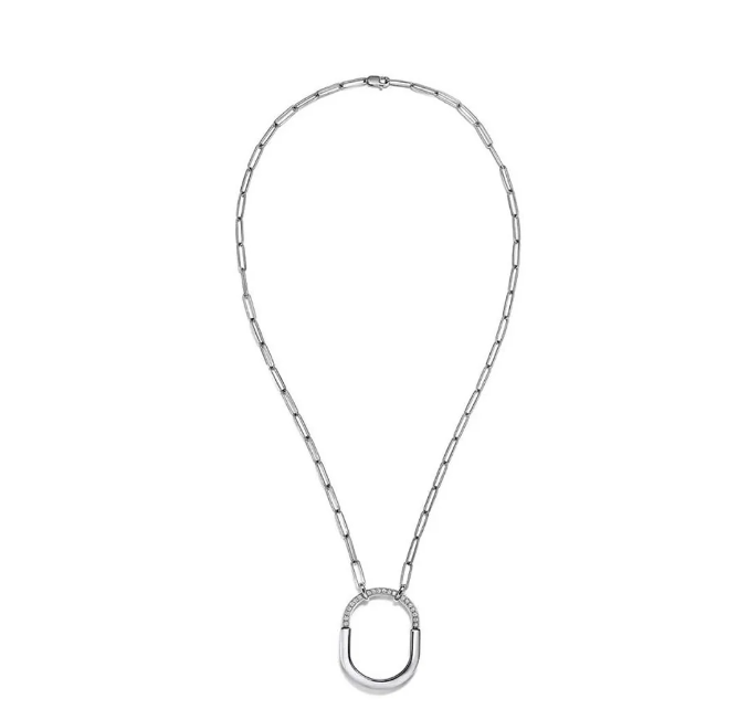 Silver Lock Necklace