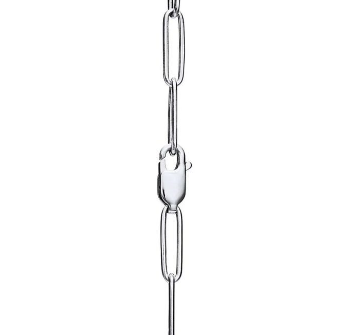 Silver Lock Necklace