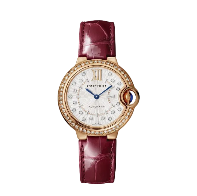 Rose Leather Bleu 33mm