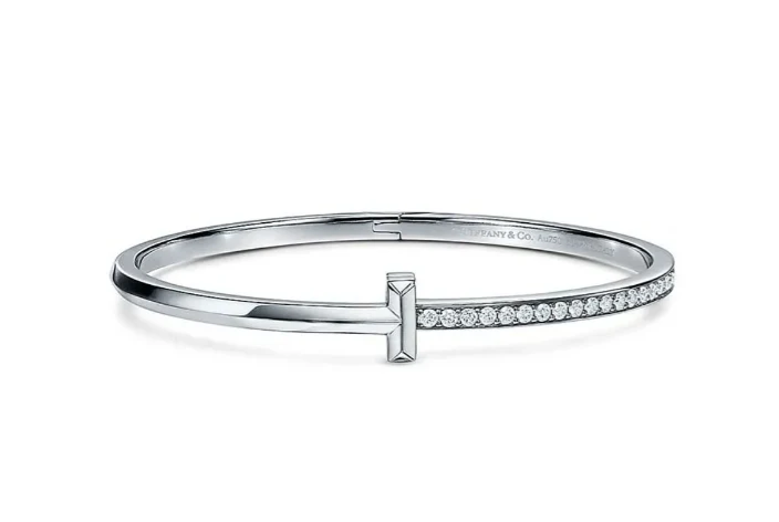 T1 Silver with Crystals Bracelet