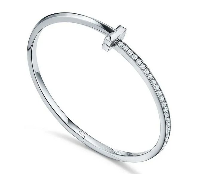 T1 Silver with Crystals Bracelet