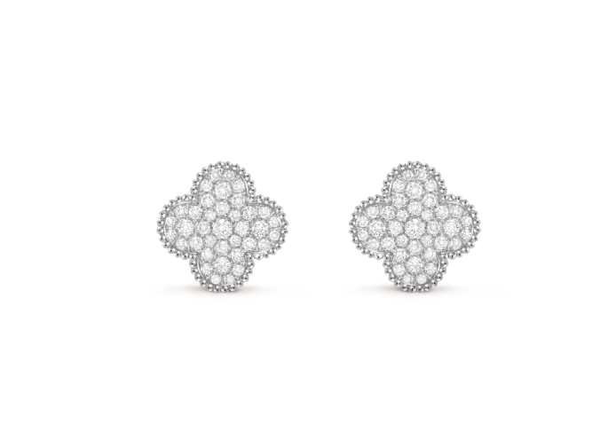 Silver Alhambra Earrings