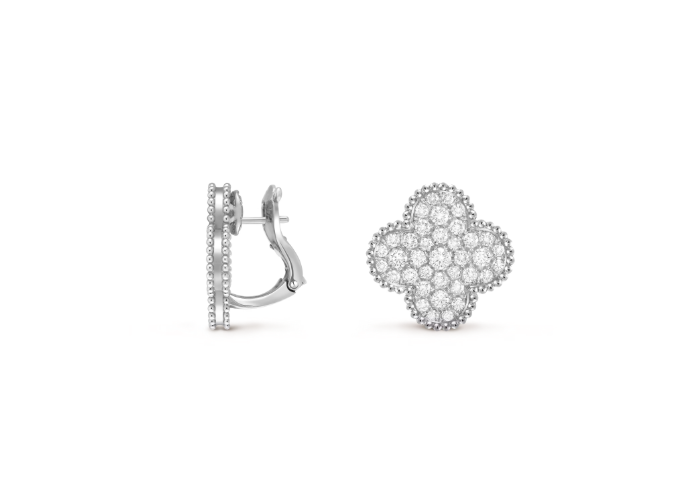 Silver Alhambra Earrings