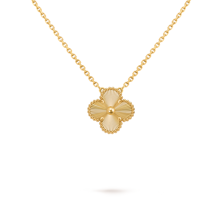 Vintage Alhambra Pendant Necklace - Gold