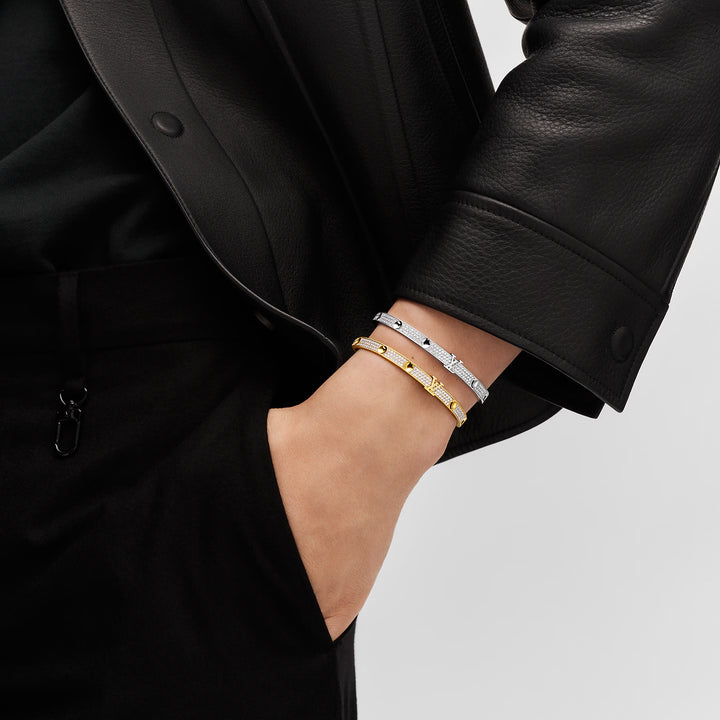 LV Empreinte Pavé Zirconia Gold Bracelet