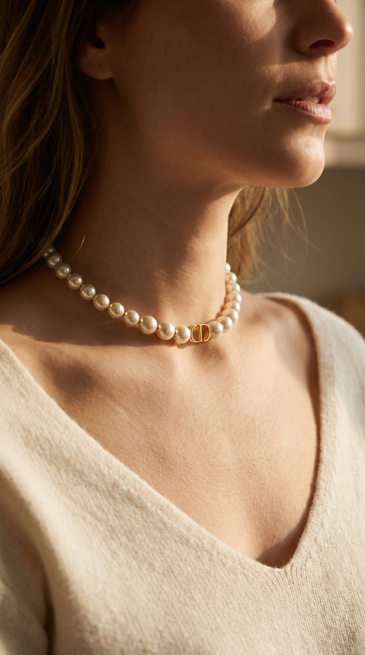DR-Inspired Pearl Necklace