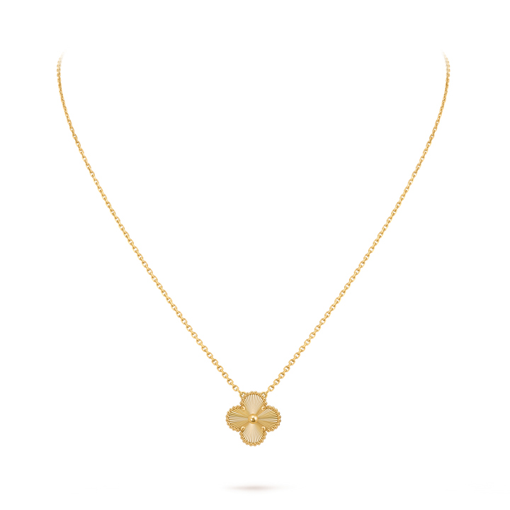 Vintage Alhambra Pendant Necklace - Gold