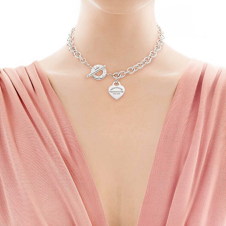 TF Necklace with T-Clasp and Heart